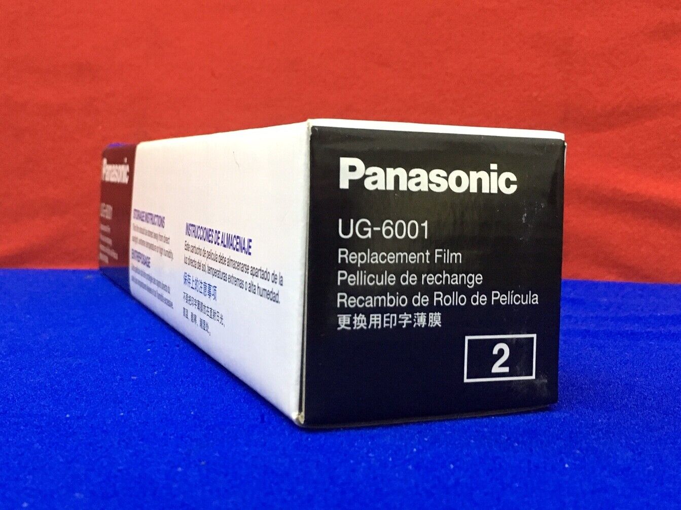 PELÍCULA DE REEMPLAZO PANASONIC UG-6001 - 1 PAQUETE CON 2 ROLLOS