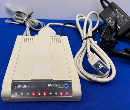 MULTI TECH SYSTEMS MT5634ZBA MULTIMODEM ZBA MIT KABELN UND NETZKABEL