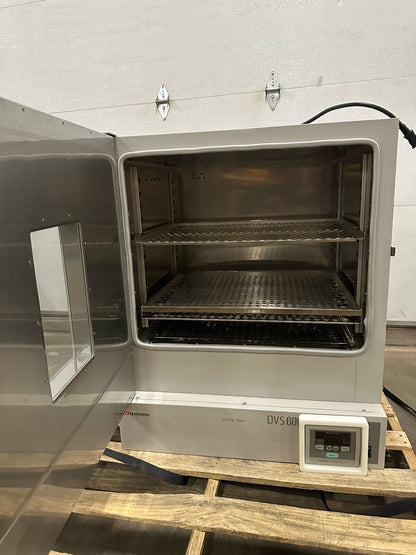 YAMATO DVS600 DRYING OVEN 115V 60HZ 13.5AMPS MAX TEMP SET 270 DEGREES