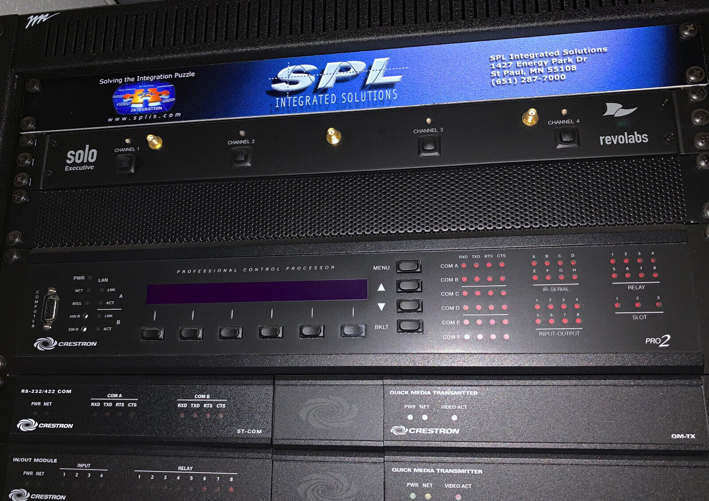 SPL INTEGRATED SOLUTION MEDIA CABINET WITH CONTENTS