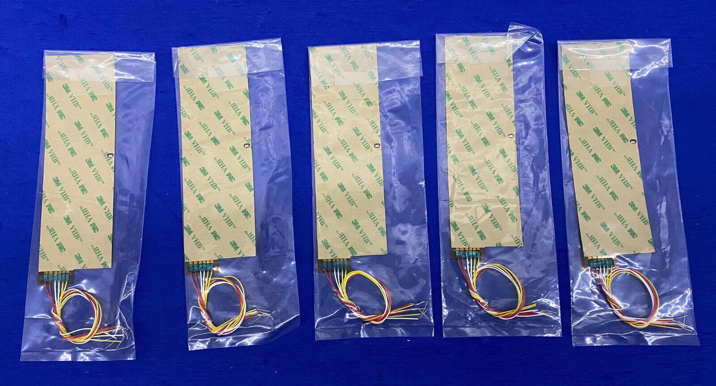 THERMOFOIL FLEXIBLE HEATER W/ ADHESIVE BACK 1 LOT QTY OF 5 - MINCO HSK27451