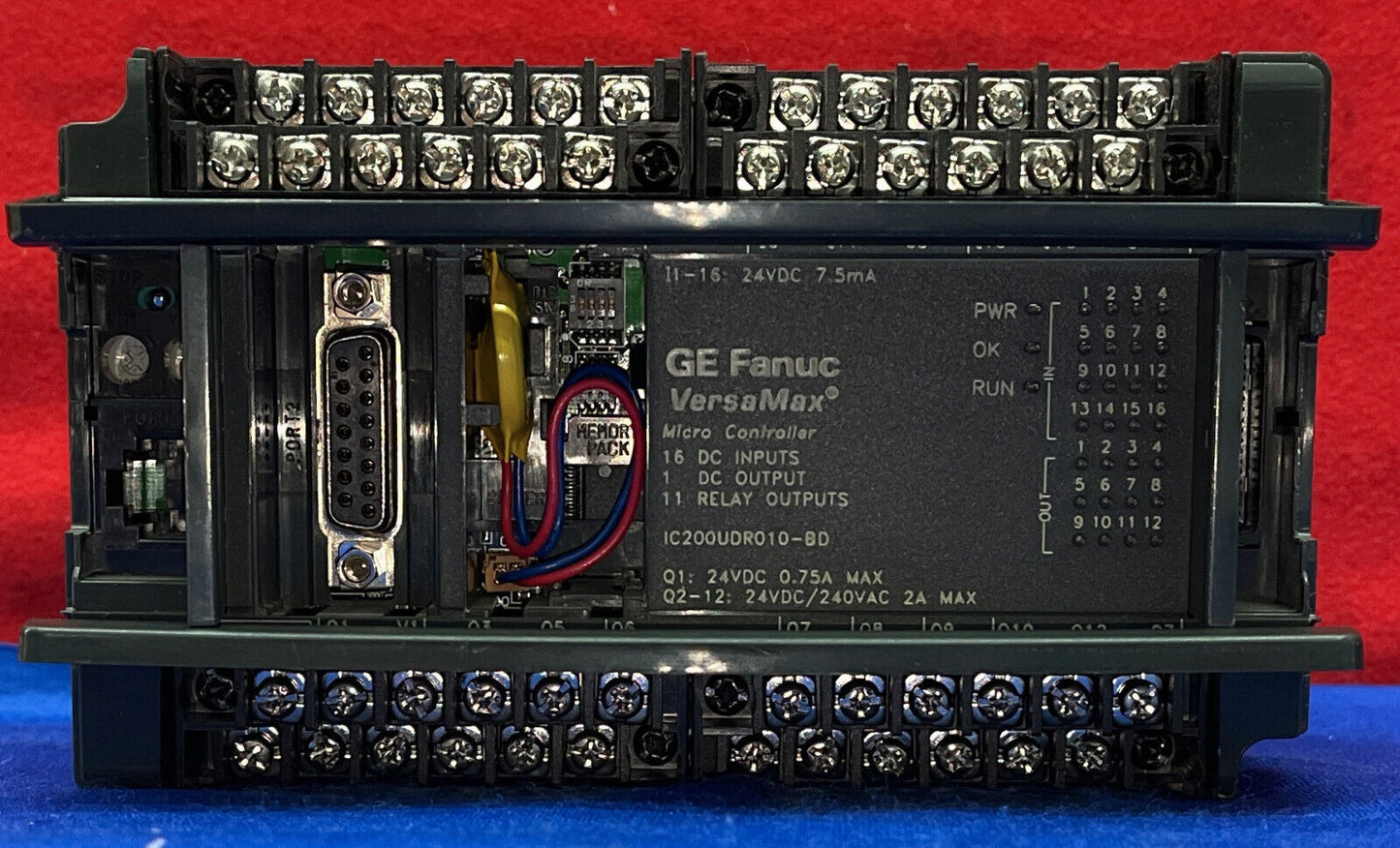 GE FANUC VERAMAX ®  IC200UDR010-BD MICRO CONTROLLER 24VDC