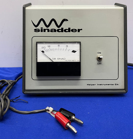 SINADDER HELPER INSTRUMENTS METER  APPEARS TO BE MODEL S101  - FOR PARTS/REPAIR