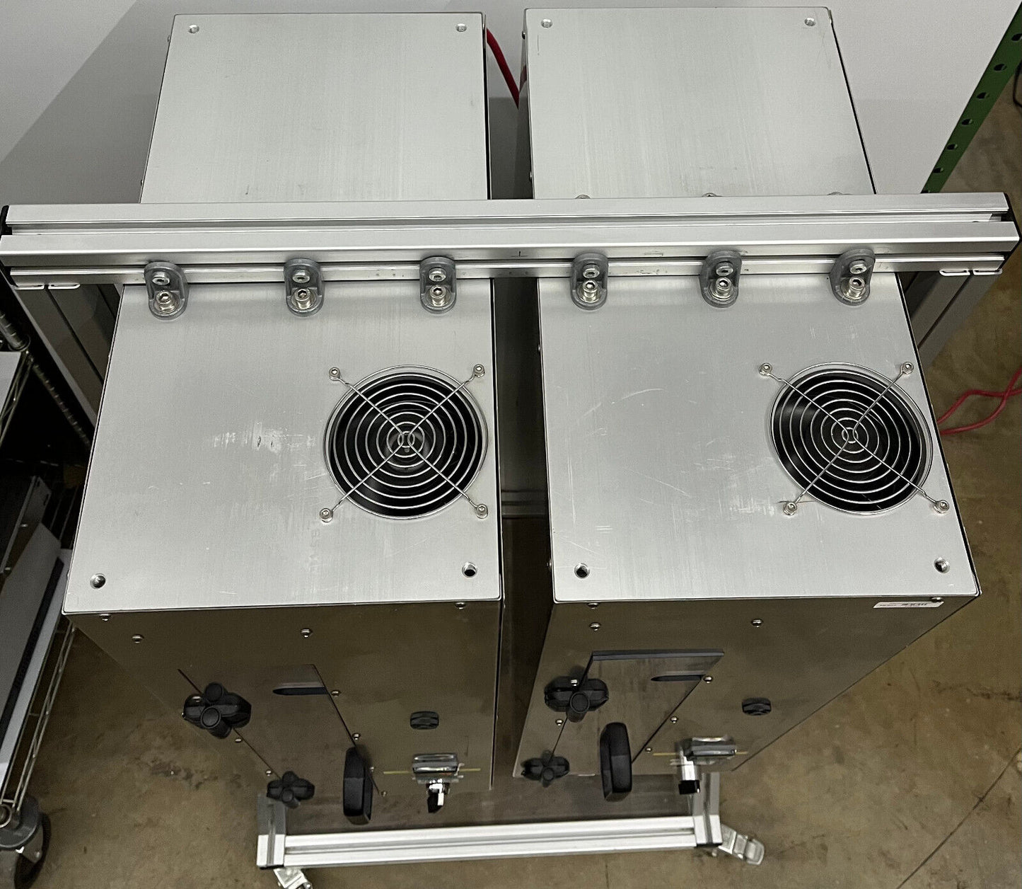 CUSTOM VERTICAL DOUBLE SS LOW TEMP AMBIENT TO 110F SOAKING CURING OVEN