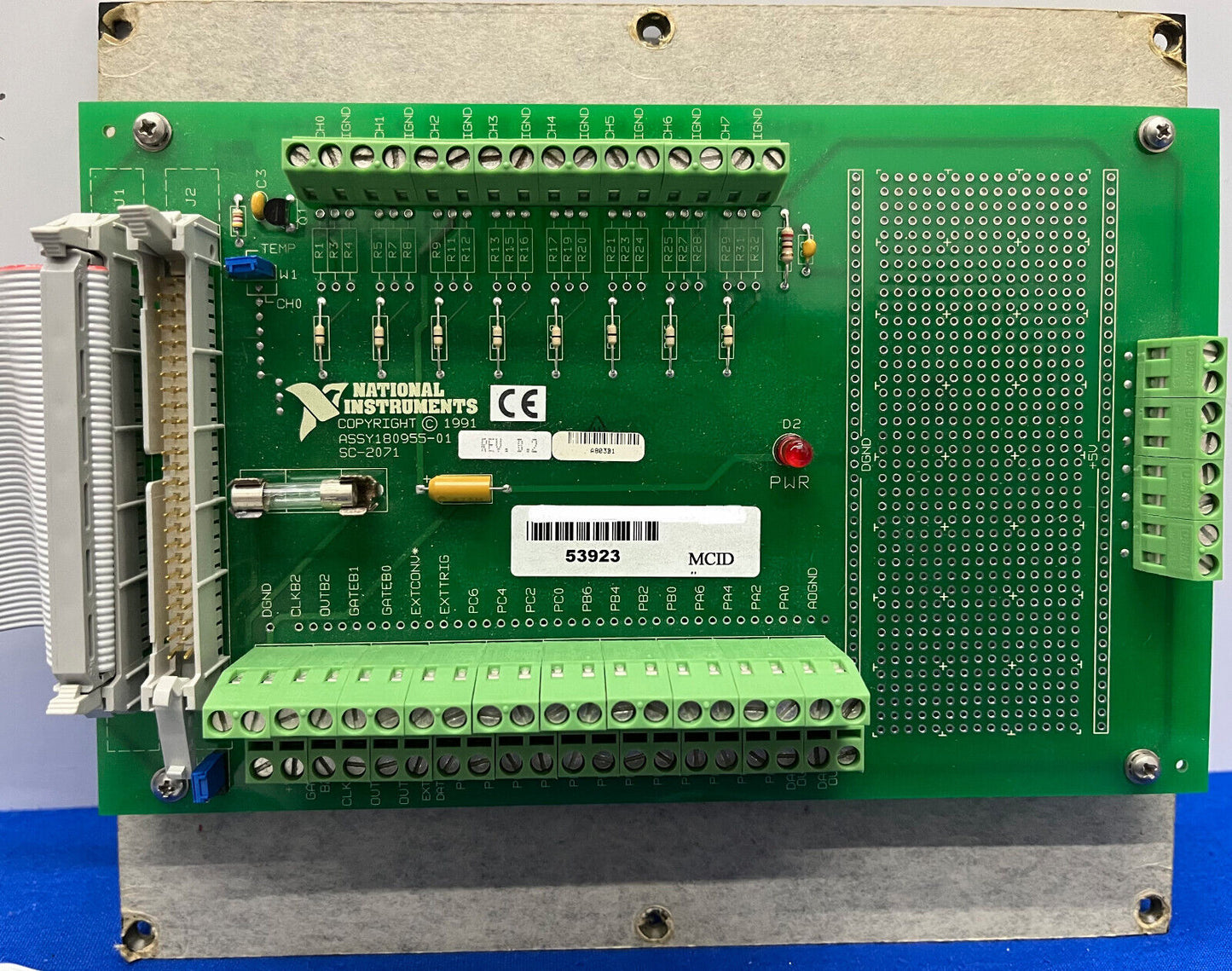 CONJUNTO DE INTERFAZ DE TERMINACIÓN SC-2071 DE NATIONAL INSTRUMENTS ASSY/80955-01 