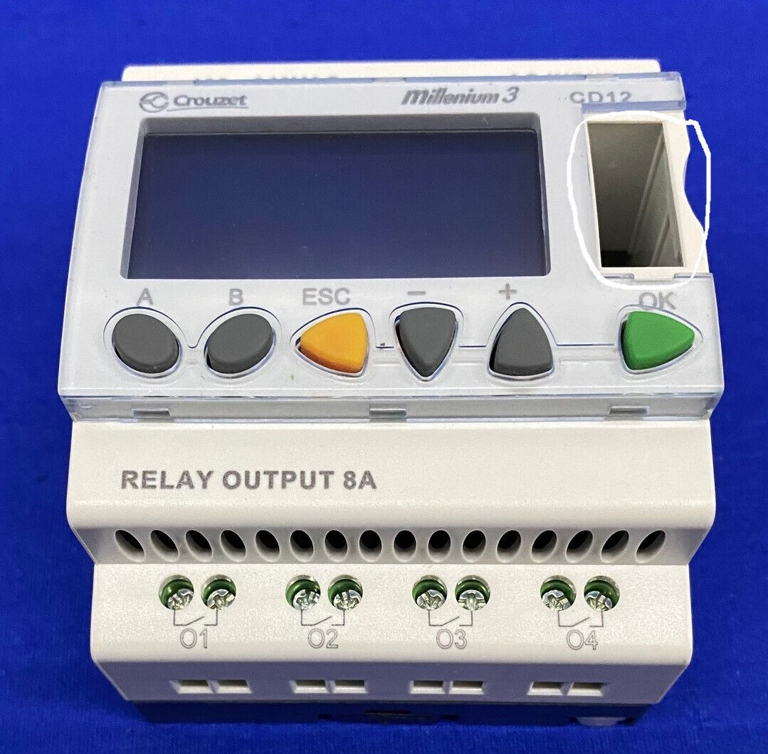 CROUZET CD12 MILLENIUM3 88974043 CONTROLADOR DE INICIO DE SESIÓN PROGRAMABLE 100-240 V PLC