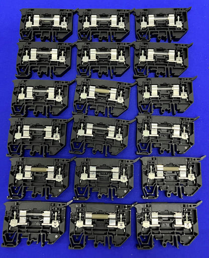 AB ALLEN BRADLEY 1492-H TERMINAL BLOCK FUSE HOLDER DIN RAIL - 1 LOT QTY 18