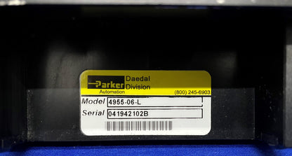 Posicionador manual Parker Daedal 4955-06-L con tornillo de bola y bloqueo