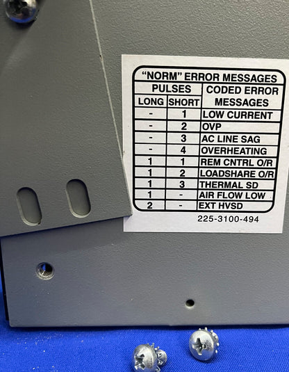 C&amp;D TECHNOLOGIES 45 AMP MODULAR POWER SHELF AGM 45 111.3886.01 - TEILE/REPARATUR