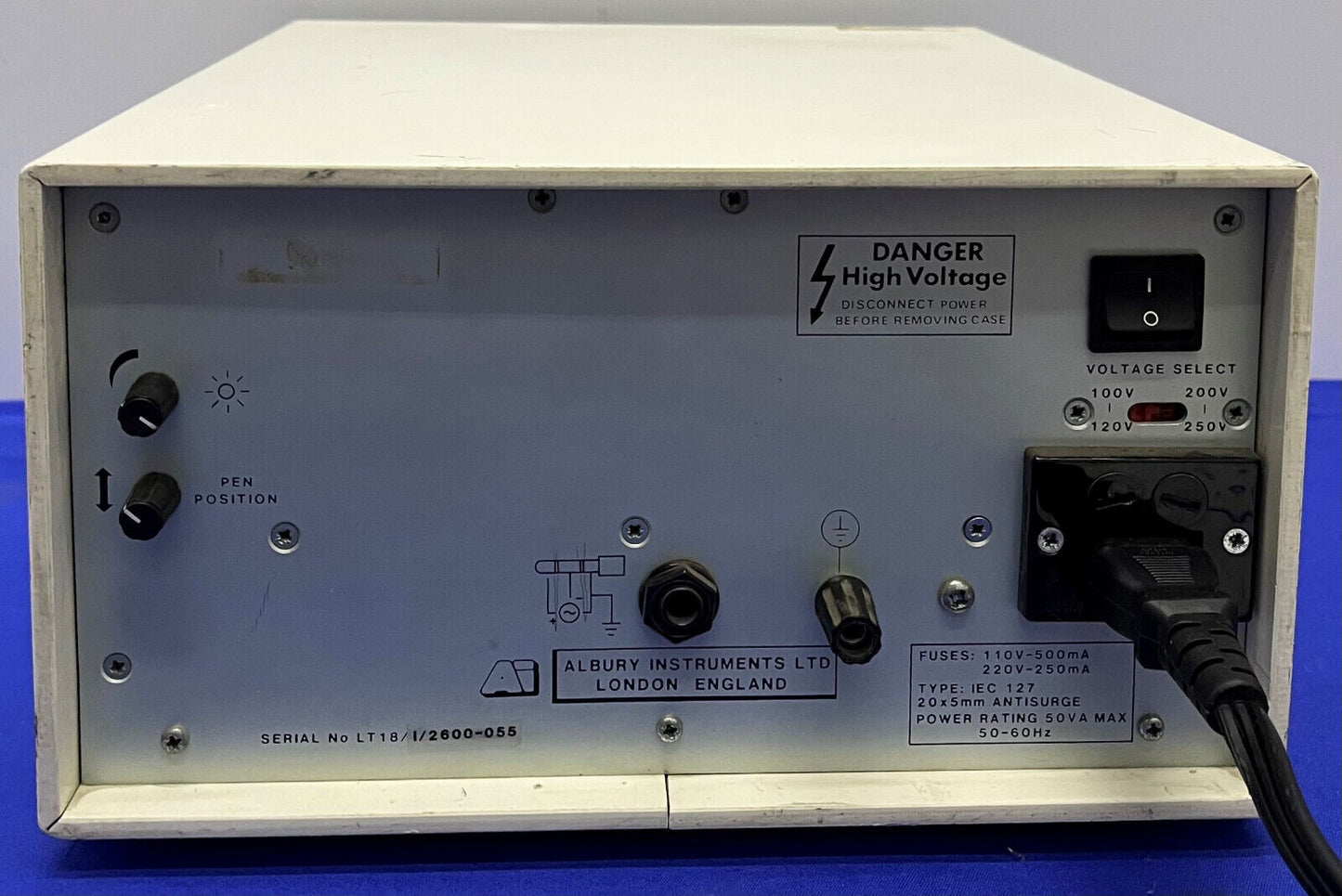 INTERMEDICS LIFE-TRACE 18i STRESS TEST RECORDER & MONITOR - FOR PARTS/REPAIR