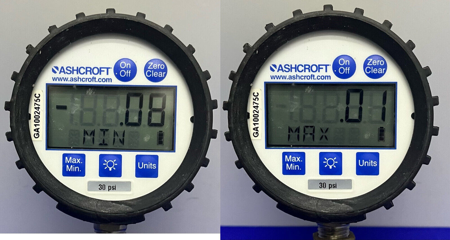 ASHCROFT DIGITALES PRÜFDRUCKMESSGERÄT 0 BIS 30 PSI