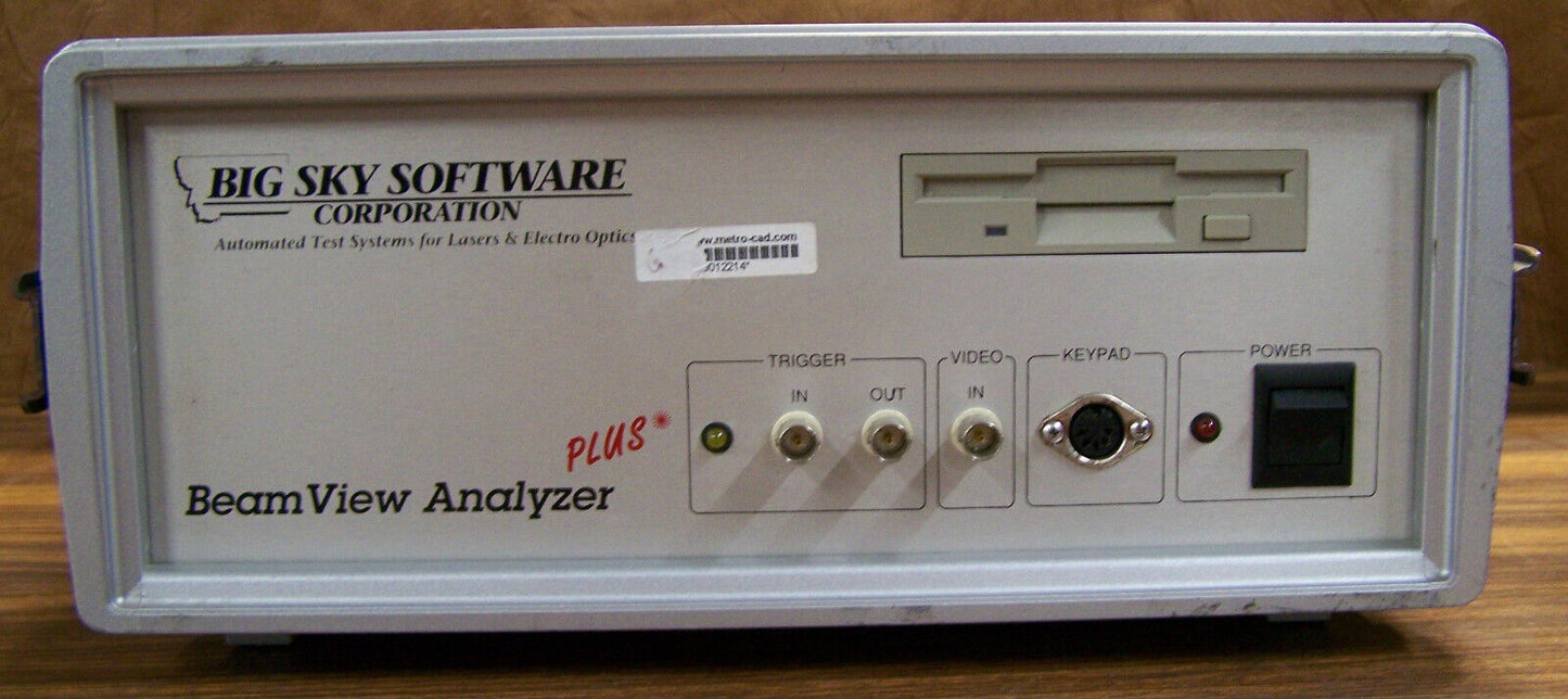 PARA PIEZAS/REPARACIÓN Big Sky Software Corp Beam View Analyzer Plus Modelo BVA101