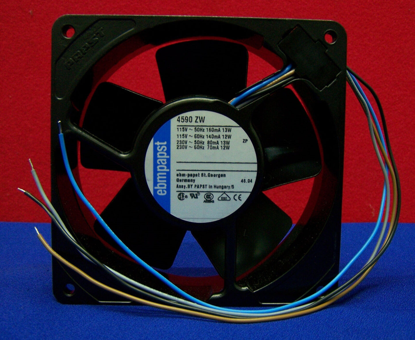 VENTILADOR EBM-PAPST / EBMPAPST 4590 ZW / 4590ZW