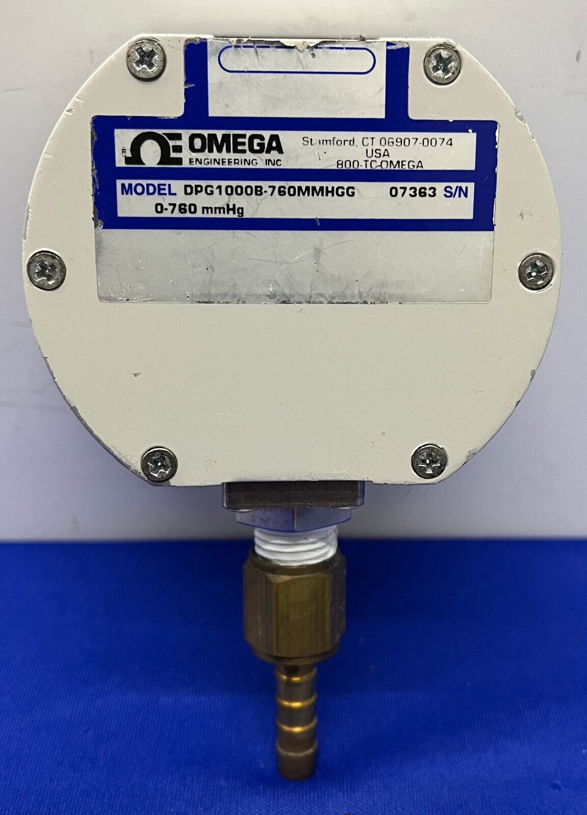 OMEGA DIGITALMESSGERÄT DPG1000B-760MMHGG 0-760 MMHG UMRECHNUNG IN PSI 760 mm = 14,7 PSI 