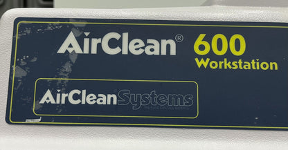 CAMPANA DE EXTRACCIÓN DE EXTRACTOS AIRCLEAN ® SYSTEMS AC632M, 110 V-60 HZ, POTENCIA 165 W, EL ARTÍCULO ES USADO 