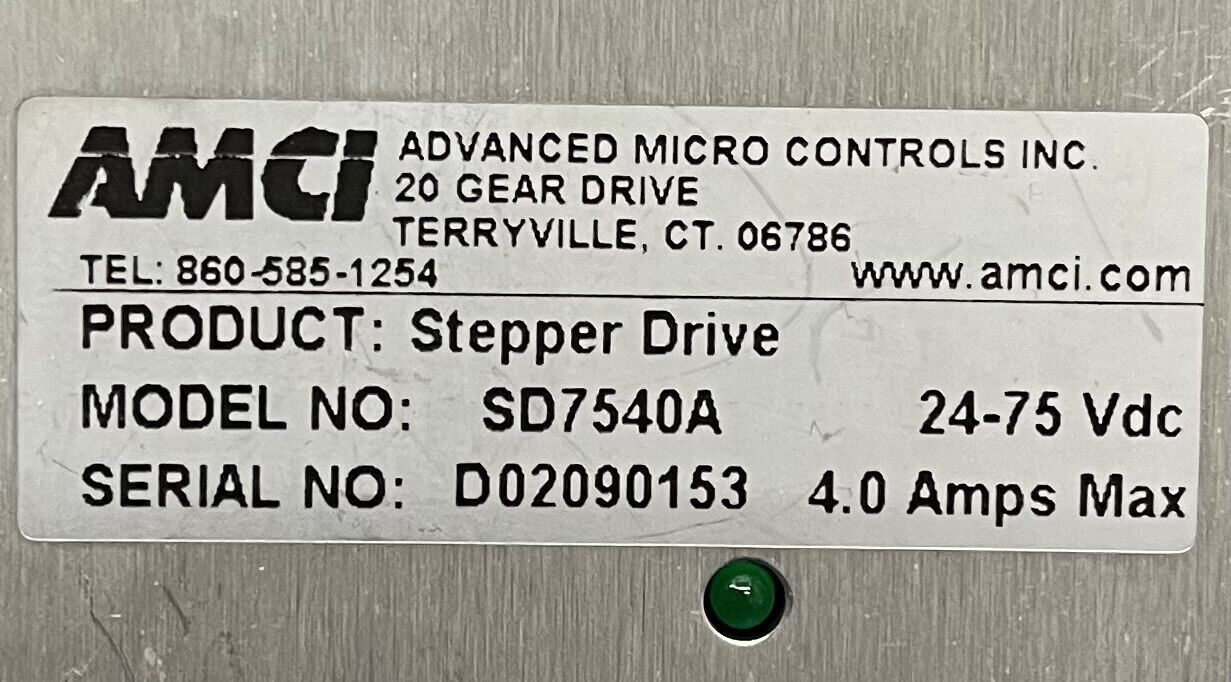 AMCI ADVANCED MICRO CONTROLS SCHRITTANTRIEB SD7540A 24-75 VDC, 3er-Pack