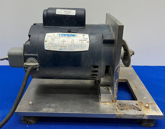 LEESON ELECTRIC A4C34DC7F 100207.00 MOTOR 1/2 HP PLATAFORMA DE RECTIFICACIÓN EJE DE 5/8"