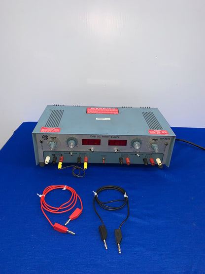 VIZ WP 707A /WP-707A SN K1605 DUAL DC POWER SUPPLY,INPUT 120 VAC 50-60HZ 225WATT