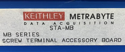 Lot of 2 Keithley Metrabyte STA-MB Screw Terminal Accessory Board MB Series