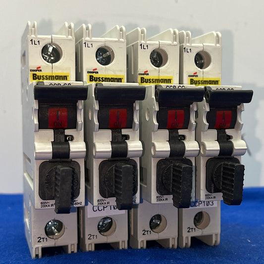 EATON BUSSMANN CIRCUIT BREAKER CCP-1-30CC 30Amp 600VAC LOT OF 4