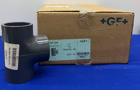 +GF+ GEORG FISHER 6NF85 801-020 TEE 2" SLIP SOCKET - 1 PACKAGE QTY 10