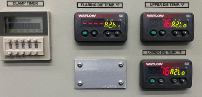 UNIÓN CON MATRIZ DIVIDIDA PERSONALIZADA - CONTROLADORES DE TEMPERATURA WATLOW TEMPORIZADOR Y PEDAL OMRON