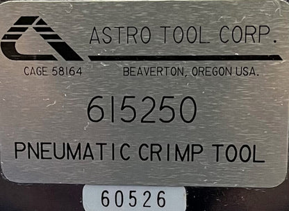 ASTRO TOOL PNEUMATIC CRIMPER TOOL 615250 - ITEM FOR PARTS/REPAIR