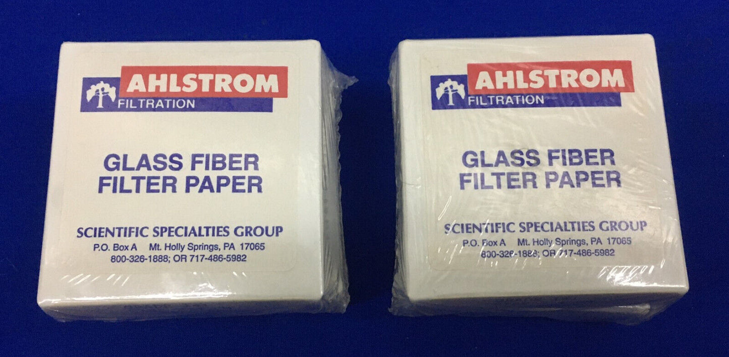 2 PAQUETES DE 2 CAJAS CADA UNO FILTRO DE PAPEL AHLSTROM GRADO 141,2,4 CM 50 CÍRCULOS POR CAJA