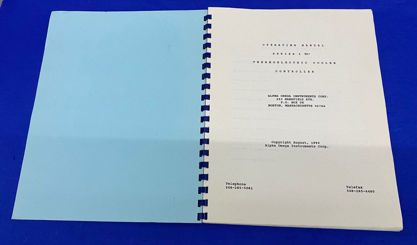 SERIE ALPHA OMEGA 3TC2 3 TC2 MANUAL DE INSTRUCCIONES CONTROLADOR DE ENFRIADOR TERMOELÉCTRICO