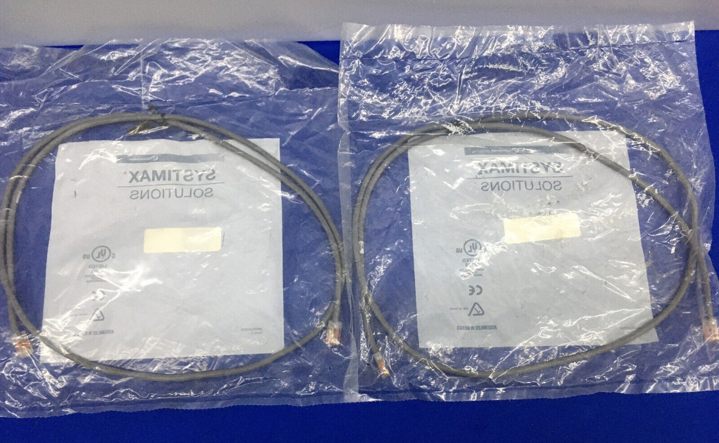 1 LOTE CANTIDAD DE 2 - CABLE DE CONEXIÓN SYSTIMAX ® SOLUTIONS CPC3312-03F005 / GS8E-GY5