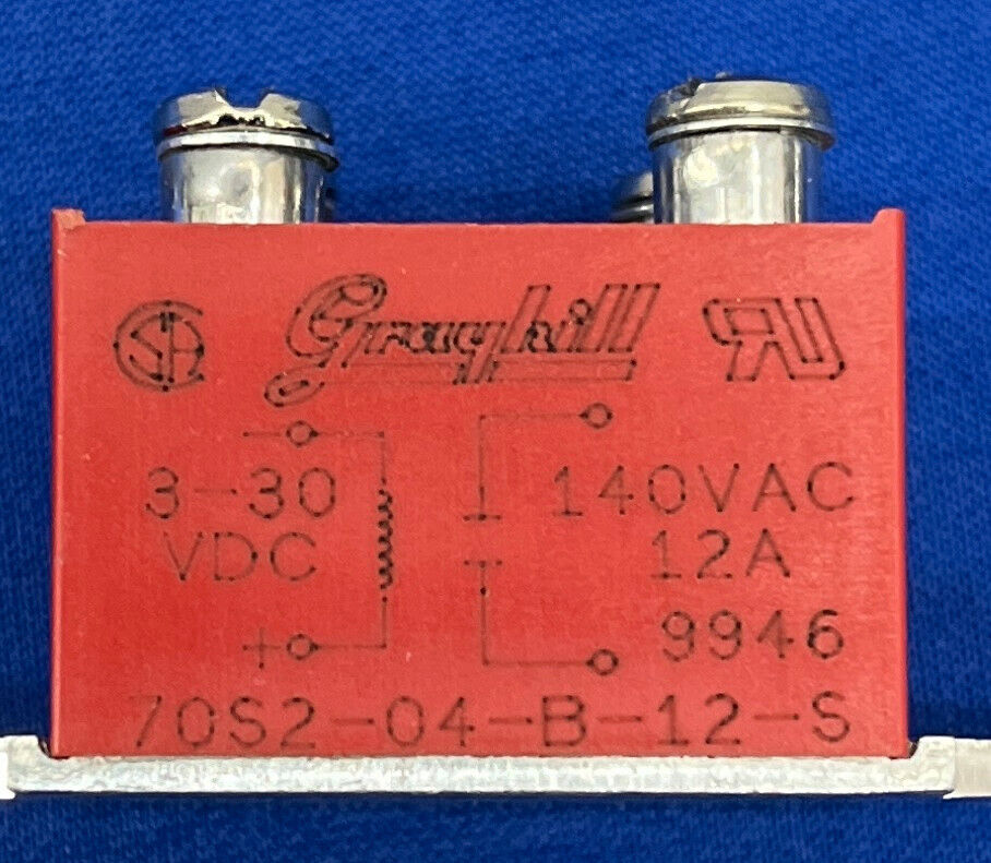 RELÉ DE ESTADO SÓLIDO GRAYHILL 70S2-04-B-12-S - 1 LOTE DE CANTIDAD 2