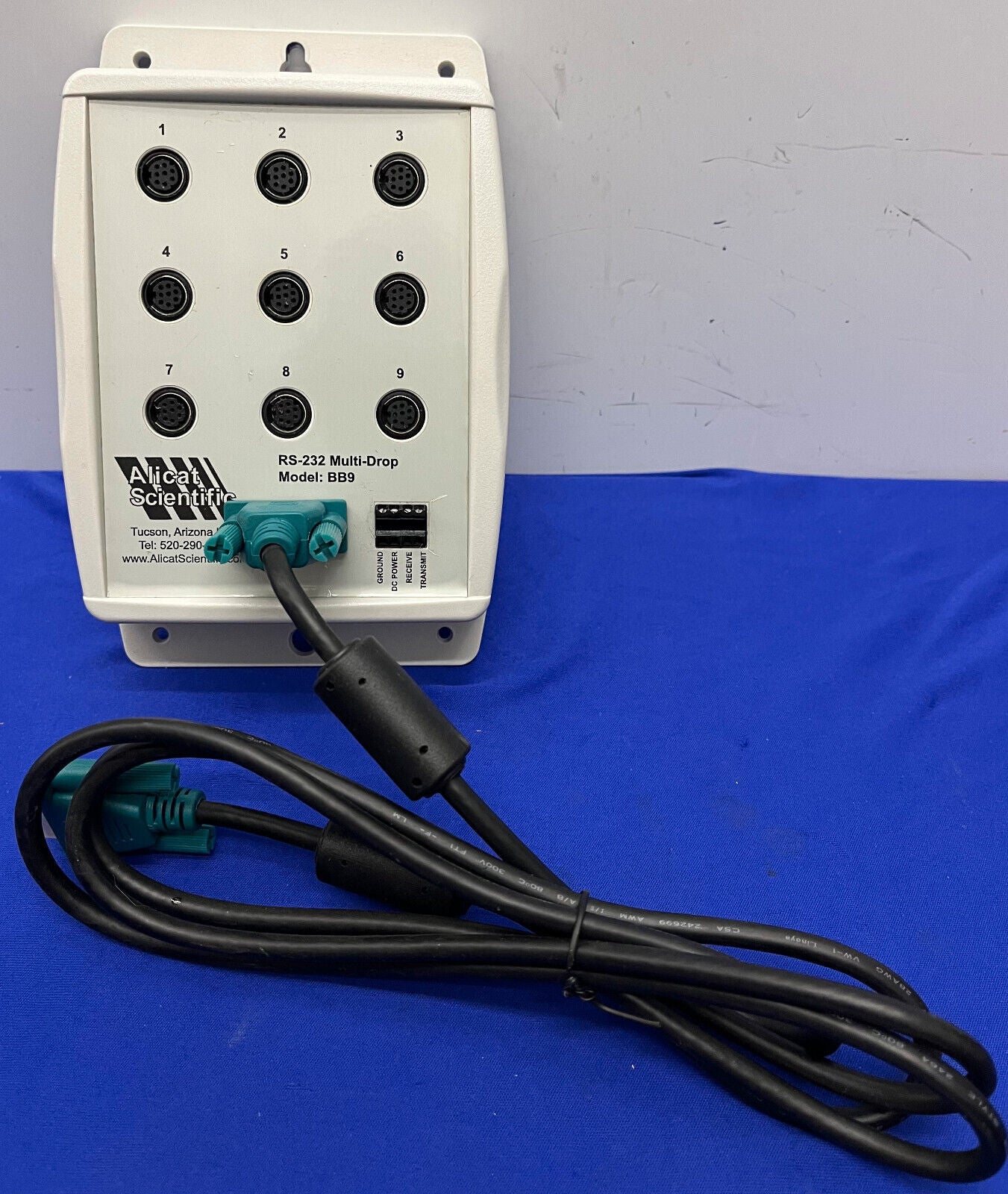 ALICAT BB9 RS-232 MULTI-DROP BREAKOUT BOX 9-PORT