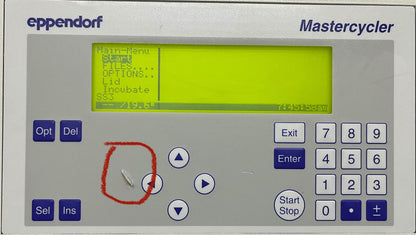 EPPENDORF 5333 MASTERCYCLER 115V THERMALCYCLER UNIT, POWERS UP