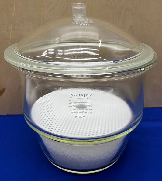 CORNING PYREX ®  GLASS LARGE VACUUM DESICCATOR (No model #)