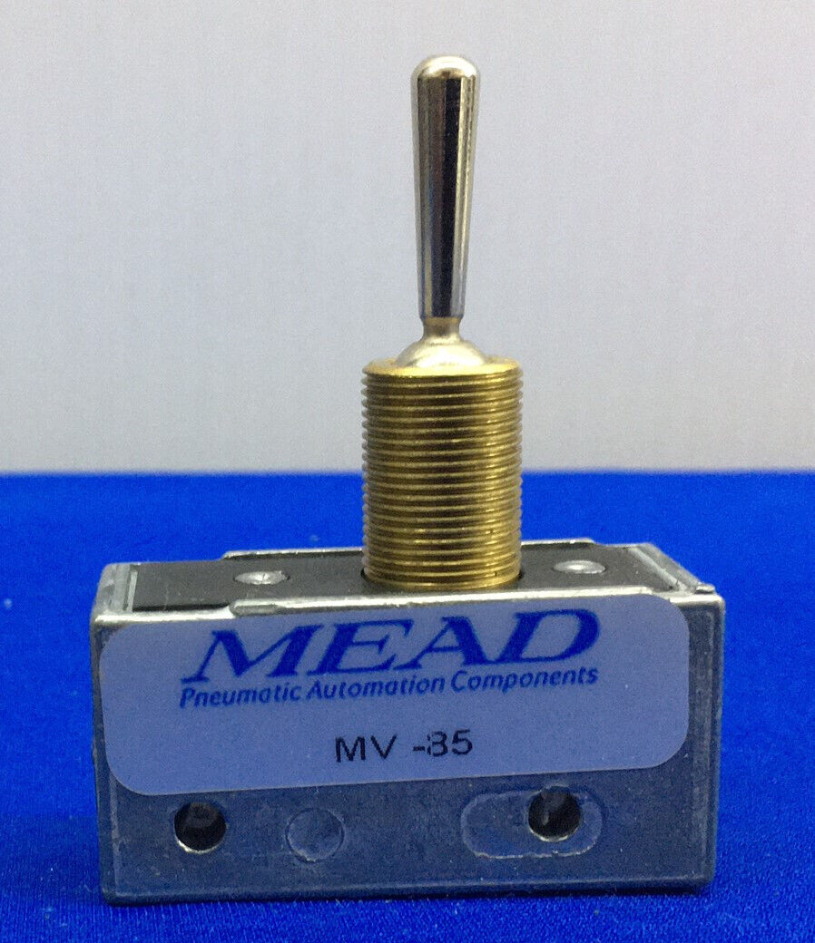 MEAD FLUID DYNAMICS BIMBA MV-35 MECHANICAL AIR CONTROL VALVE 1/8"NPT PORT/3 PORT