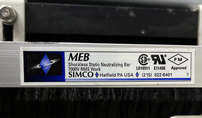 SIMCO STATIC CONTROL MODELL NWS 12" NEUTRO-VAC WEB-REINIGUNGSSYSTEM - TEILE/REPARATUR