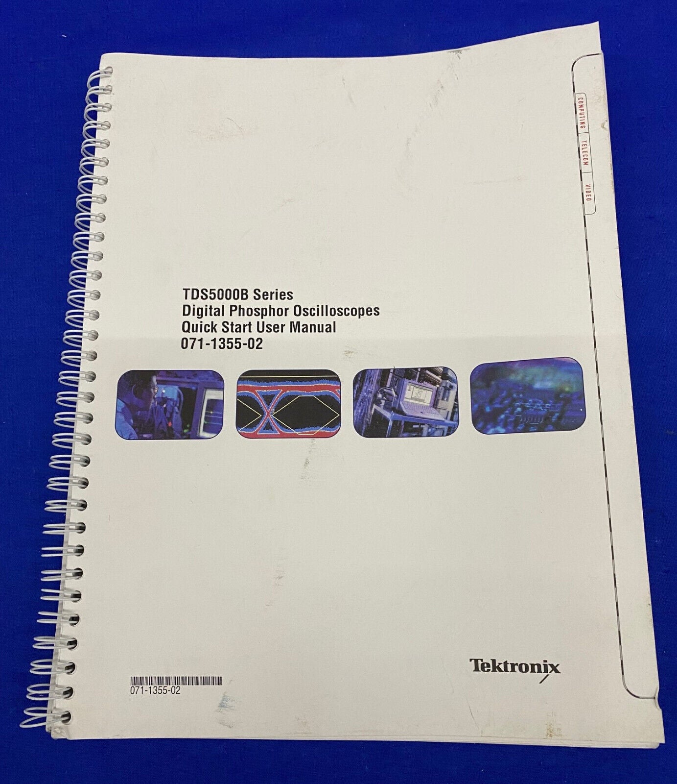 TEKTRONIX ® TDS5000B SERIES / 071-1355-02 DIGITAL PHOSPHOR OSCILLOSCOPES MANUAL