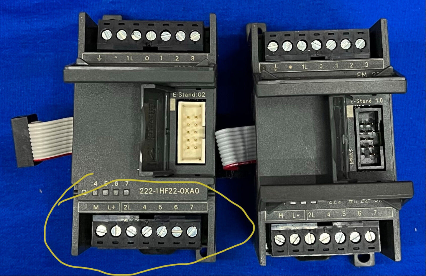 SIEMENS Menge: (1)- SIMATIC S7-200 (1)- CPU224 (1)- EM231 &amp; (2)- EM222 RELAIS 