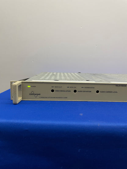 COMMUNICATION MICROWAVE CORP., TVM-102, COM WAVE, TELEVISION MODULATOR