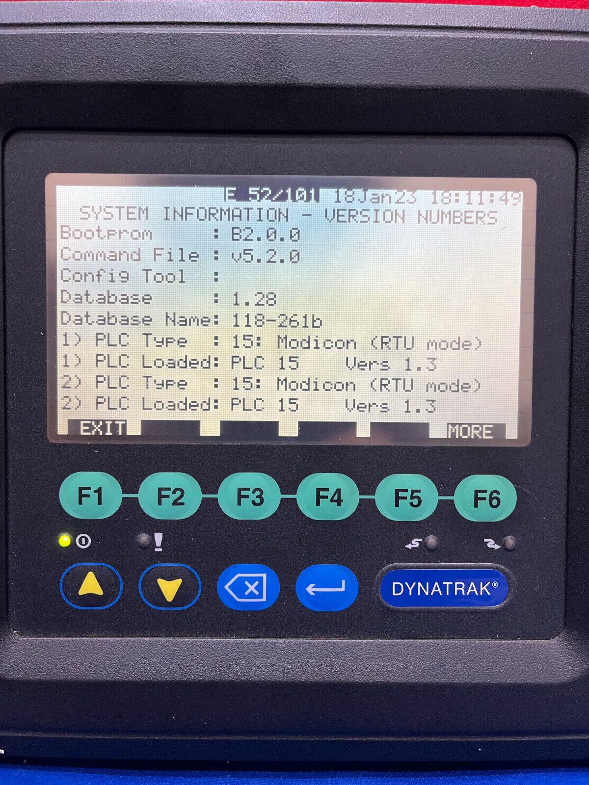 INTERFAZ DE OPERADOR FANUC GE IC752BDT100 FD / IC752BDT100-FD PANEL DE DATOS 240F