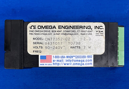 OMEGA CN77352-C2 CONTROLLER 90-240V 7W