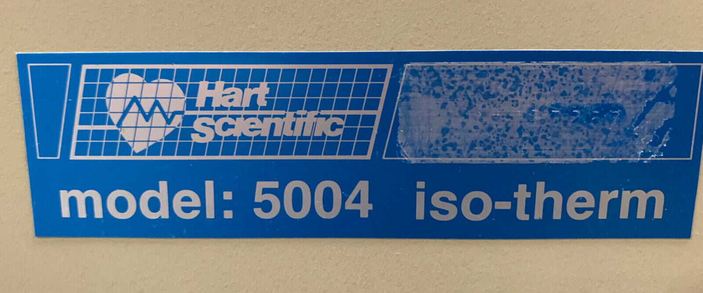 PARTS/REPAIRS HART SCIENCE 5004 ISO-THERM TANK W/ 3002 ISO-THERM TEMP CONTROLLER