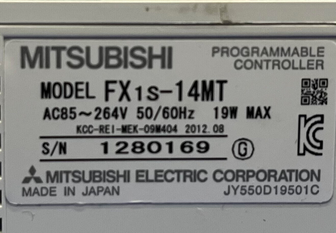 MITSUBISHI FX 1S-14MT PROGRAMMIERBARER CONTROLLER - 1 LOT MENGE 2