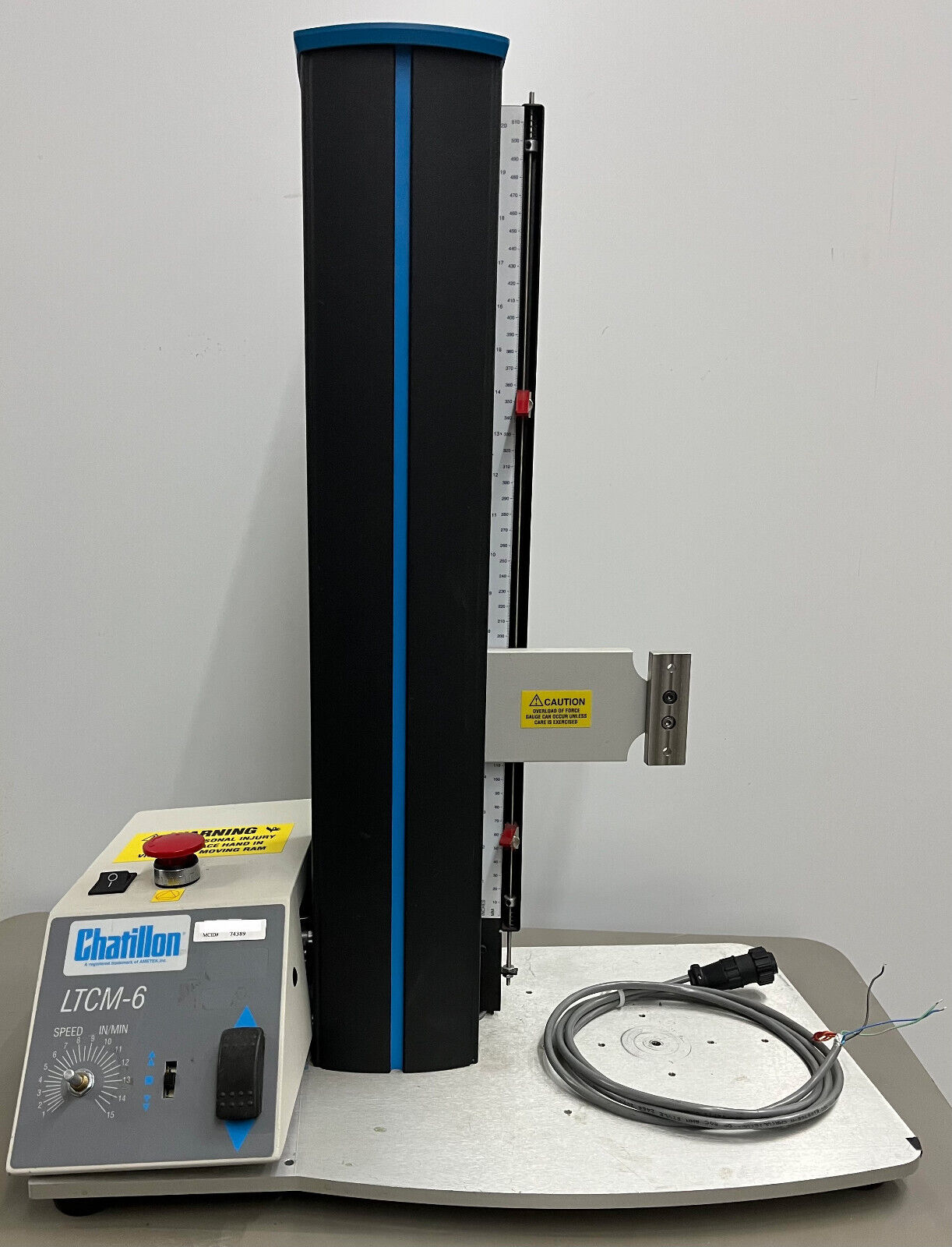 CHATILLON LTCM-6 LTCM-6E SPANNUNGSTESTGERÄT MIT MOTORISIERTER KRAFTMESSUNG - TEILEREPARATUR