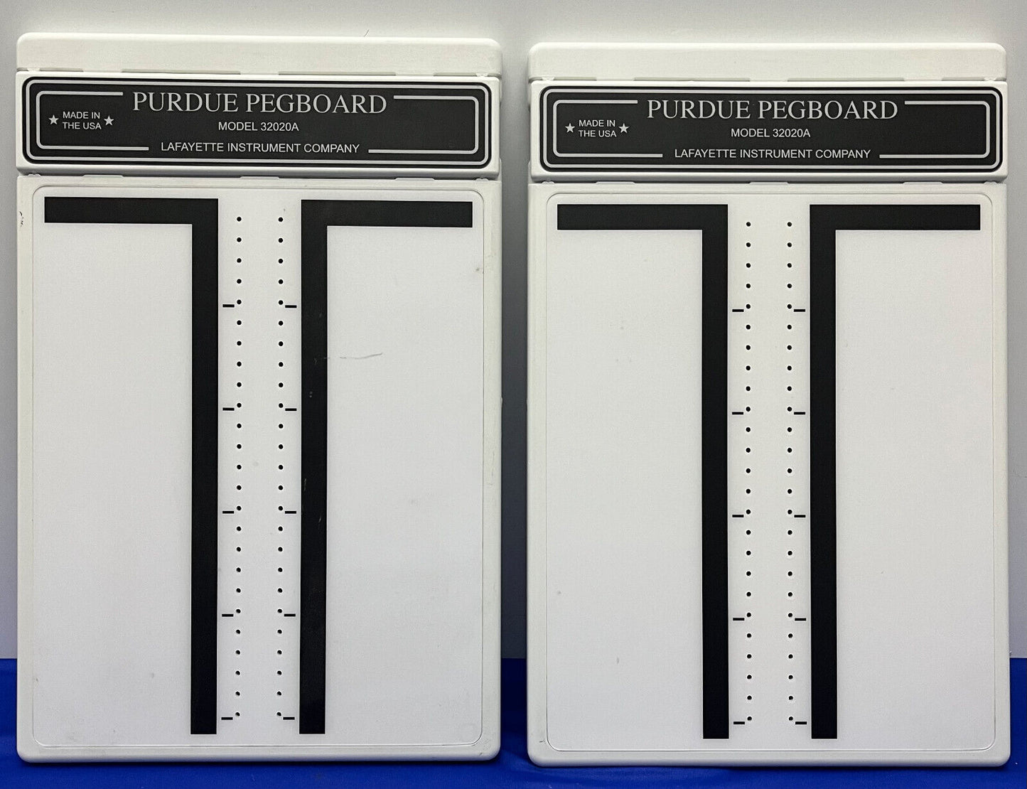 LAFAYETTE INSTRUMENT PURDUE PEGBOARD 32020A TEST BOARD - 1 LOT QTY 2