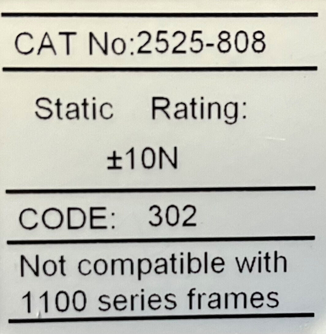 INSTRON 2525-808 +/-10N STATIC LOAD CELL WEIGHT 2kg