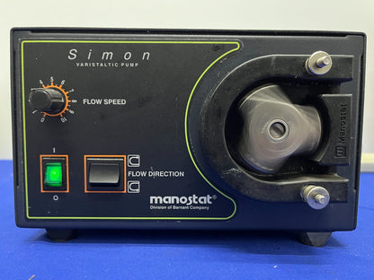 MANOSTAT ® SIMON VARISTALTIC PUMP 72-310-000 115VAC 50/60HZ 2.1A - MISSING COVER