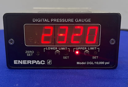 ENERPAC DGL1 / DGL-1  DIGITAL PRESSURE GAUGE 10,000 PSI - FOR PARTS/REPAIR