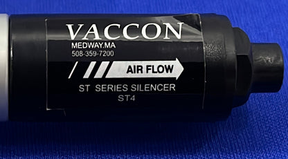 VACCON VDF 100-ST4 VARIABLE VACUUM PUMP W/ ST4 SILENCER .10” I.D.