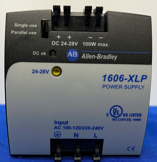 Allen Bradley AB 1606-XLP / 1606-XLP100E Ser A FUENTE DE ALIMENTACIÓN CC 24-28 V